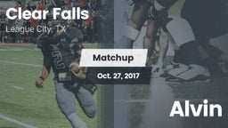 Matchup: Clear Falls vs. Alvin  2017
