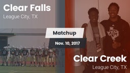 Matchup: Clear Falls vs. Clear Creek  2017