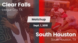 Matchup: Clear Falls vs. South Houston  2018