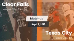 Matchup: Clear Falls vs. Texas City  2018