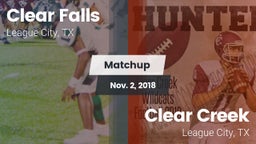 Matchup: Clear Falls vs. Clear Creek  2018