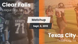 Matchup: Clear Falls vs. Texas City  2019