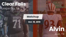 Matchup: Clear Falls vs. Alvin  2019