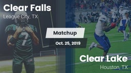 Matchup: Clear Falls vs. Clear Lake  2019