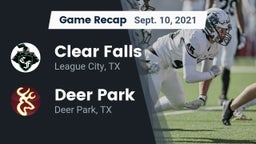 Recap: Clear Falls  vs. Deer Park  2021