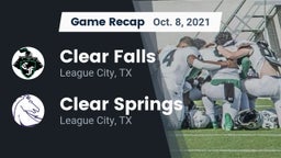 Recap: Clear Falls  vs. Clear Springs  2021