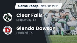 Recap: Clear Falls  vs. Glenda Dawson  2021