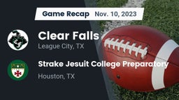 Recap: Clear Falls  vs. Strake Jesuit College Preparatory 2023