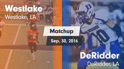 Matchup: Westlake  vs. DeRidder  2016