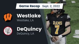 Recap: Westlake  vs. DeQuincy  2022
