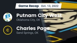 Recap: Putnam City West  vs. Charles Page  2022