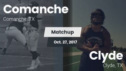 Matchup: Comanche  vs. Clyde  2017
