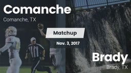 Matchup: Comanche  vs. Brady  2017