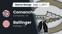 Recap: Comanche  vs. Ballinger  2017