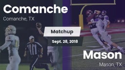 Matchup: Comanche  vs. Mason  2018