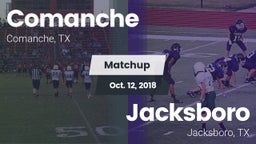 Matchup: Comanche  vs. Jacksboro  2018