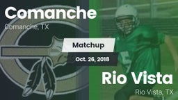 Matchup: Comanche  vs. Rio Vista  2018
