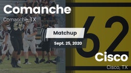 Matchup: Comanche  vs. Cisco  2020