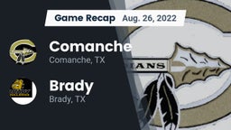 Recap: Comanche  vs. Brady  2022