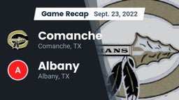 Recap: Comanche  vs. Albany  2022