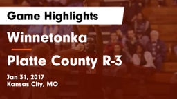 Winnetonka  vs Platte County R-3 Game Highlights - Jan 31, 2017