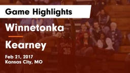 Winnetonka  vs Kearney  Game Highlights - Feb 21, 2017