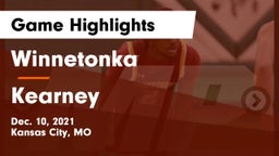 Winnetonka  vs Kearney  Game Highlights - Dec. 10, 2021