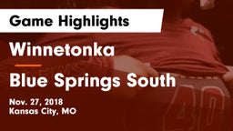 Winnetonka  vs Blue Springs South  Game Highlights - Nov. 27, 2018