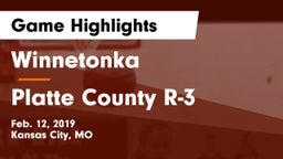 Winnetonka  vs Platte County R-3 Game Highlights - Feb. 12, 2019