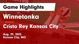 Winnetonka  vs Cristo Rey  Kansas City  Game Highlights - Aug. 29, 2023