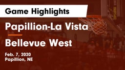 Papillion-La Vista  vs Bellevue West  Game Highlights - Feb. 7, 2020