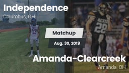 Matchup: Independence vs. Amanda-Clearcreek  2019