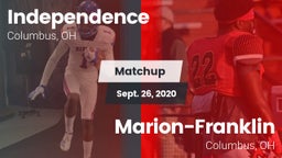 Matchup: Independence vs. Marion-Franklin  2020