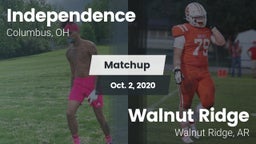 Matchup: Independence vs. Walnut Ridge  2020