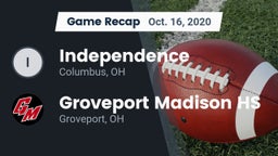 Recap: Independence  vs. Groveport Madison HS 2020