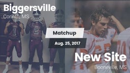 Matchup: Biggersville High Sc vs. New Site  2017