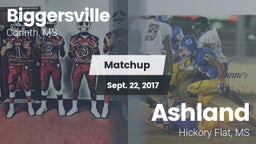 Matchup: Biggersville High Sc vs. Ashland  2017