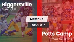 Matchup: Biggersville High Sc vs. Potts Camp  2017