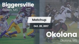 Matchup: Biggersville High Sc vs. Okolona  2017