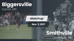 Matchup: Biggersville High Sc vs. Smithville  2017