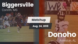 Matchup: Biggersville High Sc vs. Donoho  2018