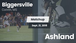 Matchup: Biggersville High Sc vs. Ashland 2018