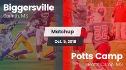 Matchup: Biggersville High Sc vs. Potts Camp  2018
