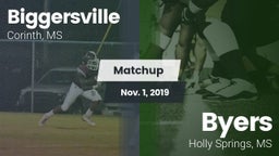 Matchup: Biggersville High Sc vs. Byers  2019