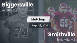 Matchup: Biggersville High Sc vs. Smithville  2020