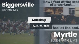 Matchup: Biggersville High Sc vs. Myrtle  2020