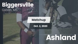Matchup: Biggersville High Sc vs. Ashland  2020
