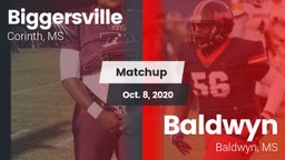 Matchup: Biggersville High Sc vs. Baldwyn  2020