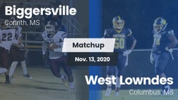 Matchup: Biggersville High Sc vs. West Lowndes  2020