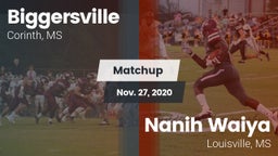 Matchup: Biggersville High Sc vs. Nanih Waiya  2020